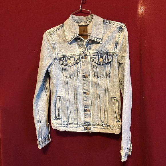 GAP WOMEN' S CLASSIC DENIM JEAN JACKET SIZE EXTRA SMALL XS NEW WITHOUT TAGS - Picture 12 of 12